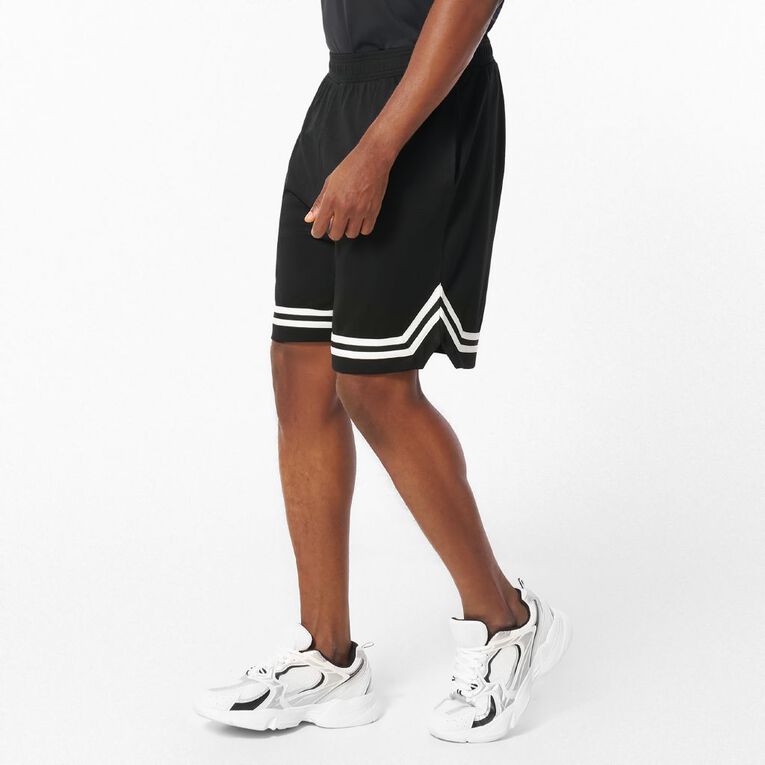 Active Intent Men's Active Basketball Shorts, Black, hi-res