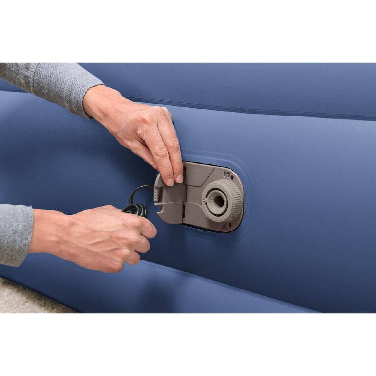 Bestway Tritech Air Mattress With Buit in Dual Air Pump Queen Queen, , hi-res