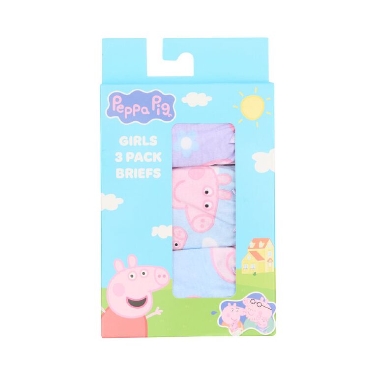 Peppa Pig Girls' Briefs 3 Pack, Pink, hi-res