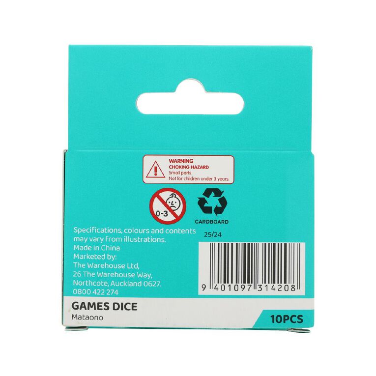 Play Studio Games Dice 10 Pack, , hi-res