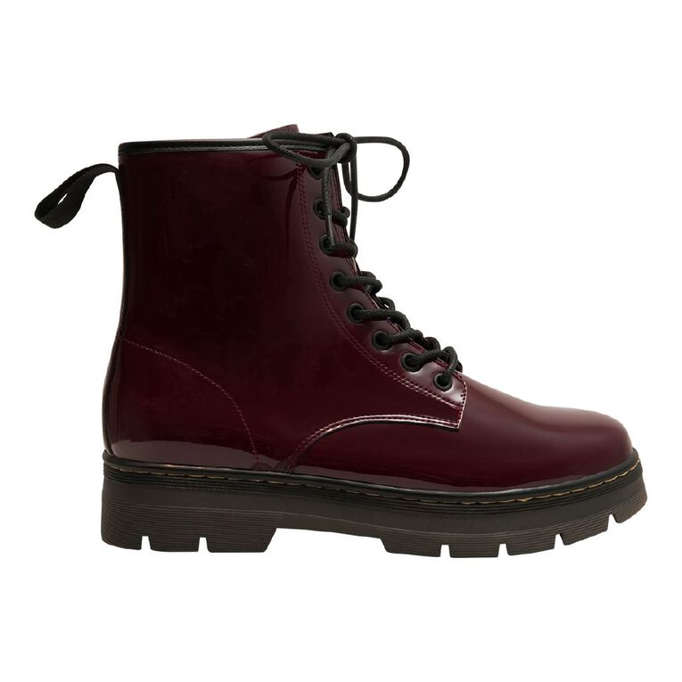 H&H Women's Hermoine Ankle Boots, Red Dark, hi-res