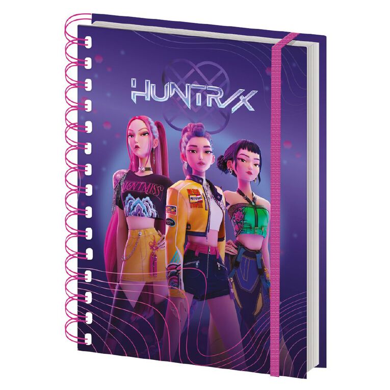 KPop Demon Hunters Huntrix A4 Wiro Notebook, , hi-res