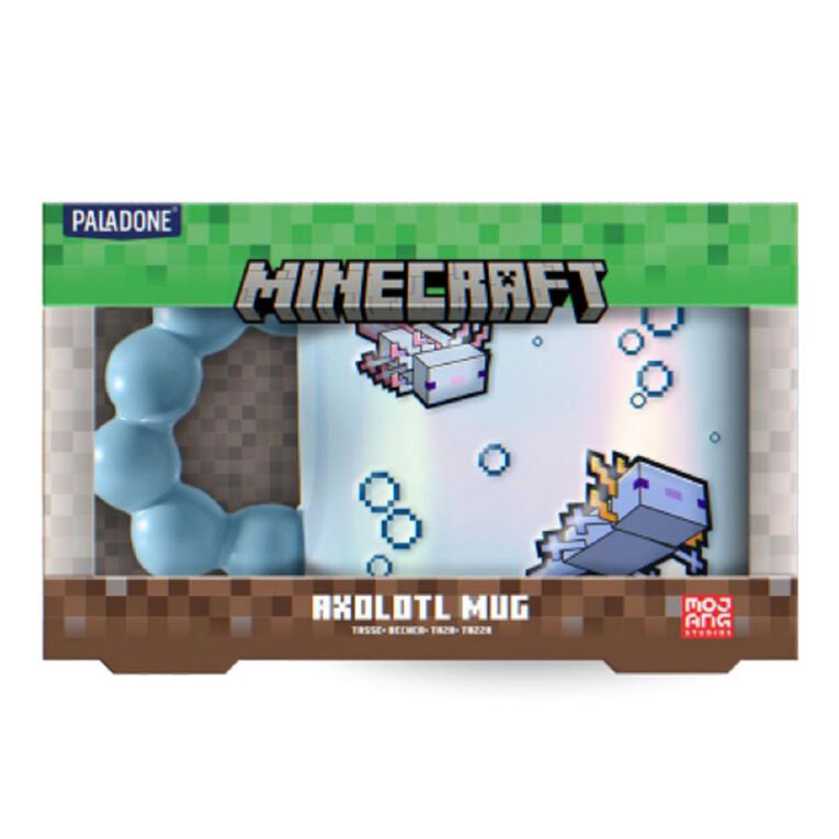 Paladone Minecraft Axolotl Bubble Shaped Mug, , hi-res