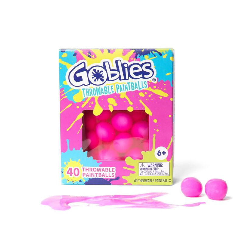 Goblies Throwable Paintballs 40 Pack Pink, , hi-res
