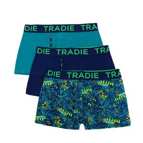 Tradie Men's Fly Front Trunks 3 Pack