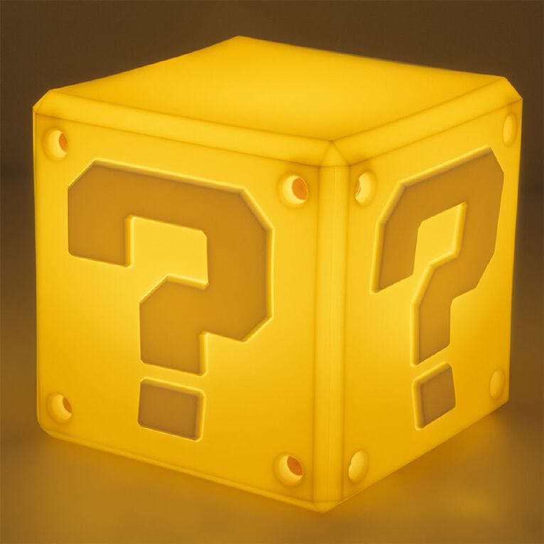 Paladone Super Mario Question Block SquishyGlo Light, , hi-res