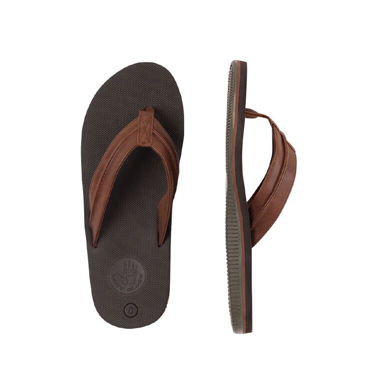 Body Glove Men's Jandals, Brown, hi-res