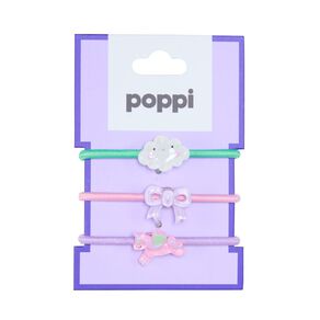 Poppi Unicorn Elastics 3 Pack