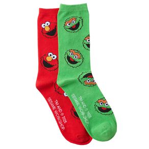 Sesame Street Crew Socks 2 Pack