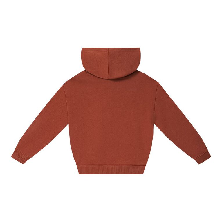 Young Original Plain Hoodie, Brown Mid, hi-res