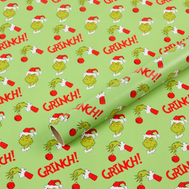 Grinch Christmas Wrapping Paper, , hi-res