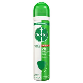 Dettol 2in1 Hand Sanitiser Spray 90ml