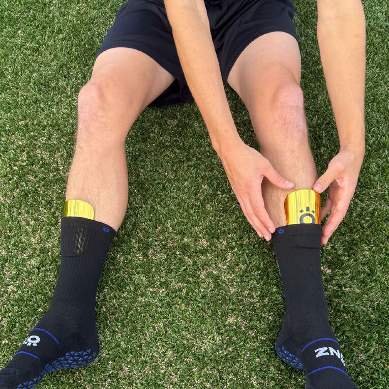 ONZ Mini Shinguards Chrome Gold One Size, Gold, hi-res