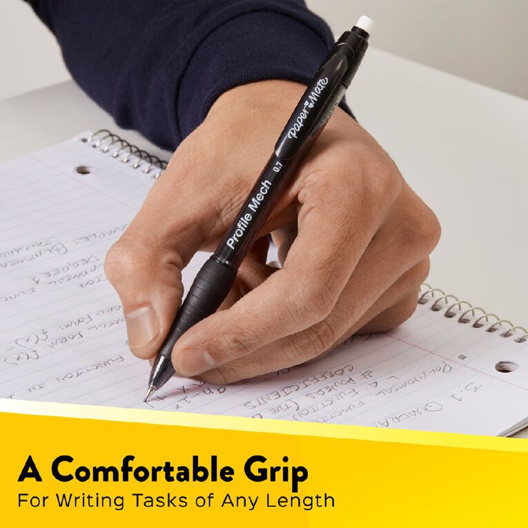Paper Mate Profile 2 Mechanical Pencils 0.7mm With Refills & Erasers, , hi-res
