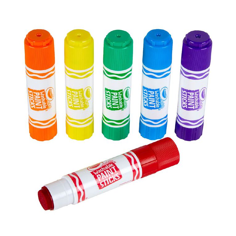Crayola Washable Paint Sticks 6 Pack, , hi-res