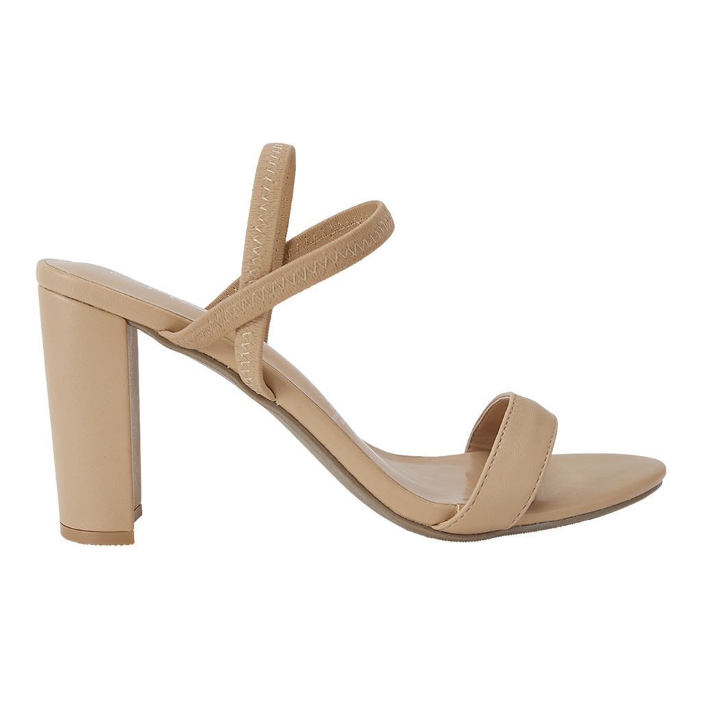 perspex barely there heels