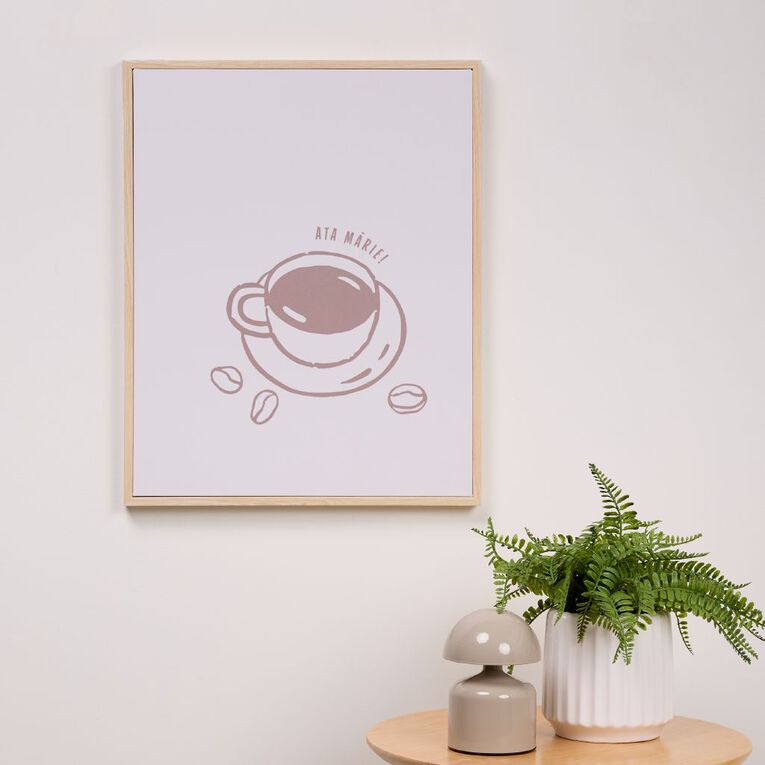 Living & Co Morena Framed Canvas 40cm x 50cm, , hi-res