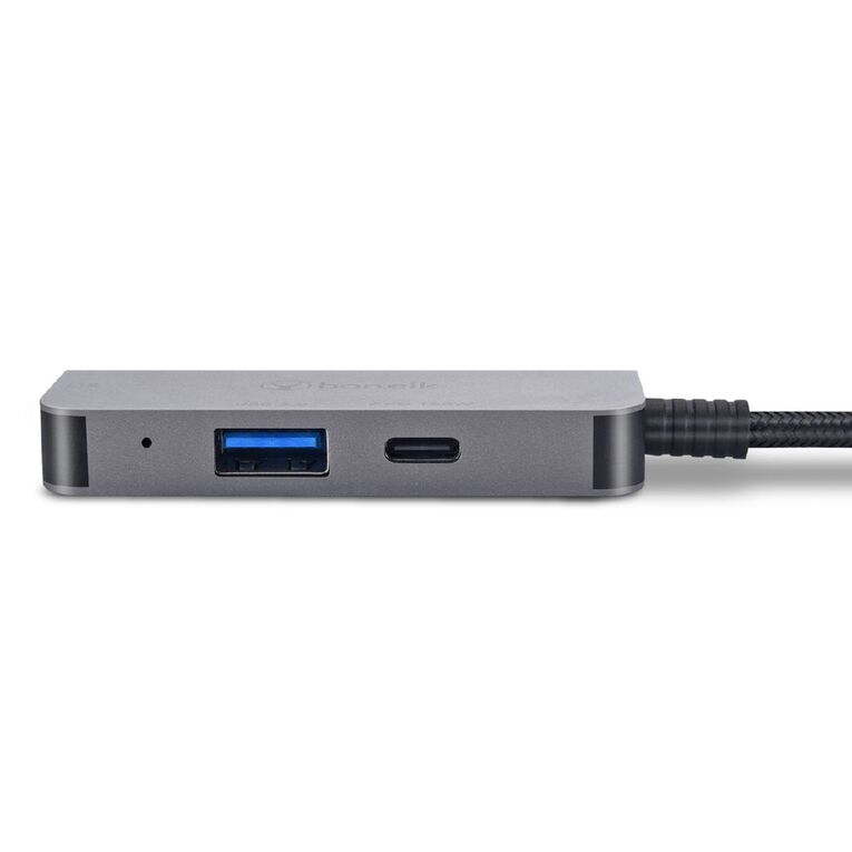 Bonelk Long Life 3in1 Multiport Hub Space Grey Black, , hi-res