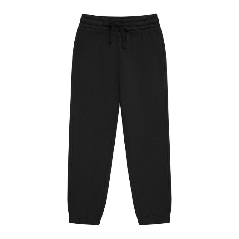 Young Original Kids' Plain Trackpants, Black, hi-res