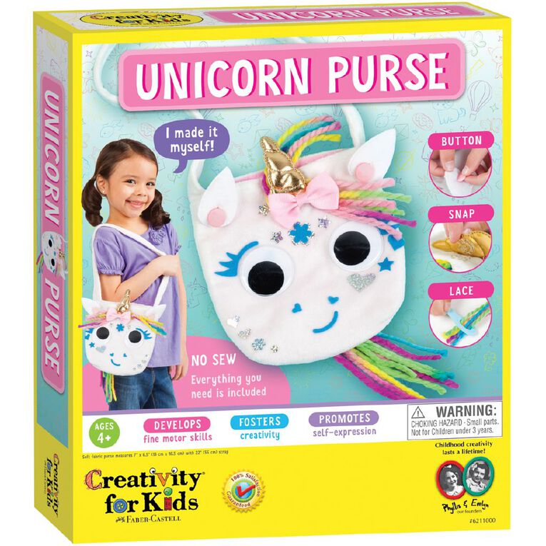 Faber-Castell Creativity For Kids Unicorn Purse, , hi-res