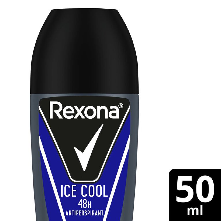 Rexona Men's Roll on Ice Cool Black/Grey 50ml, , hi-res