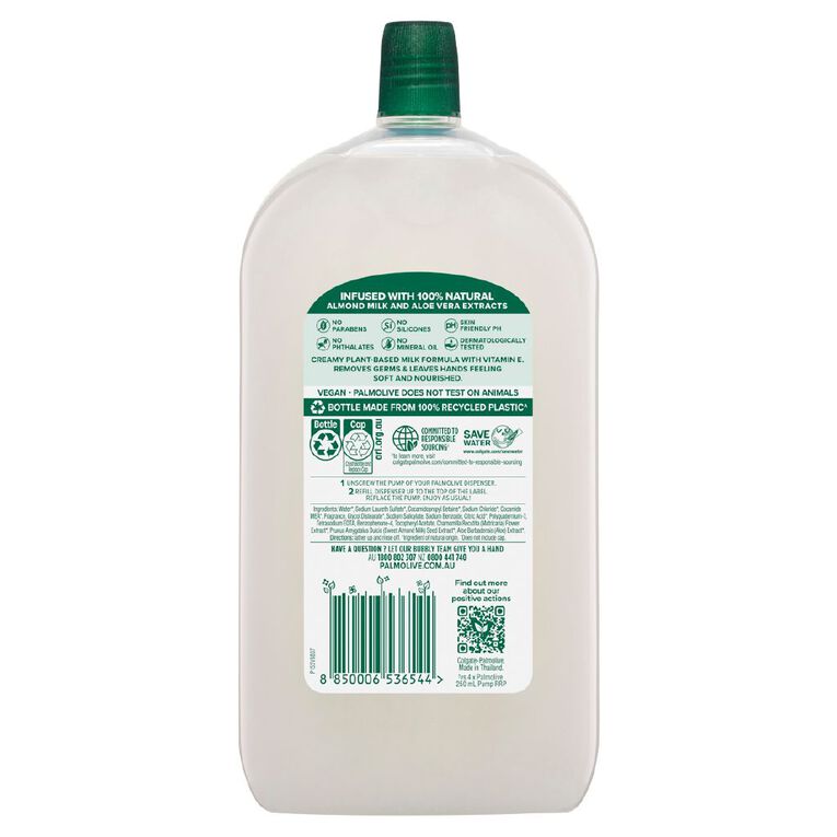 Palmolive Naturals Hand Wash Aloe Vera with Chamomile Refill 1L, , hi-res
