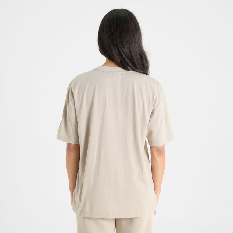 Lonsdale Unisex Tee, Taupe, hi-res