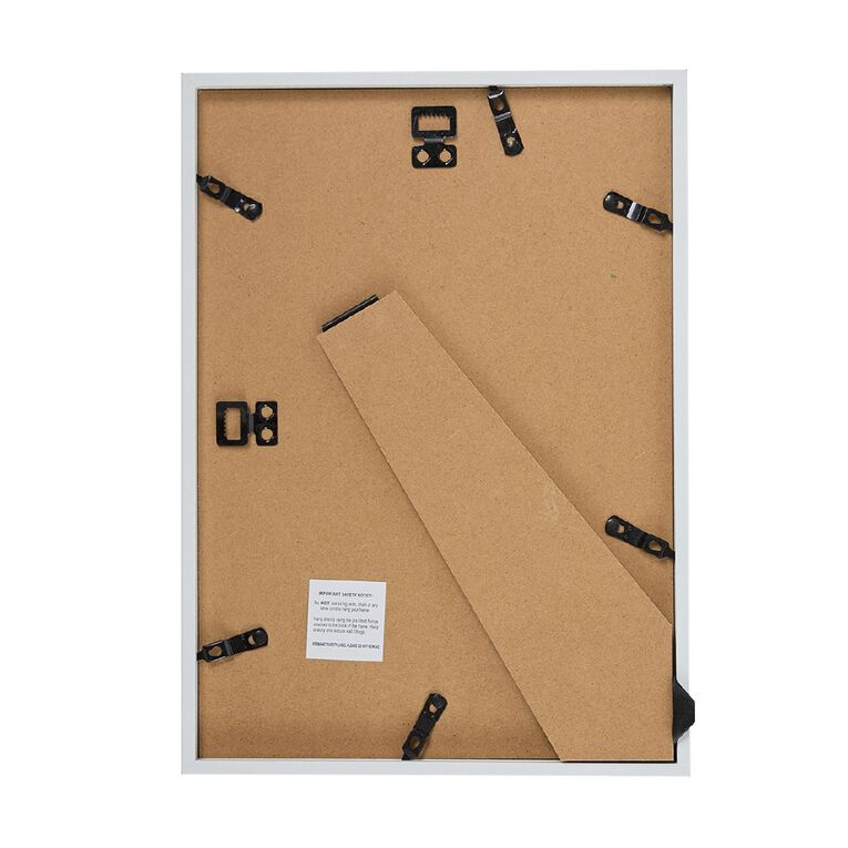 Living & Co Contemporary Poster Frame White A4, , hi-res
