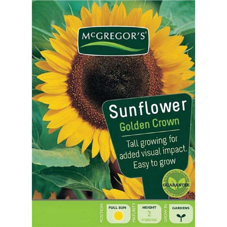 McGregor's Sunflower Golden Crown Seeds, , hi-res