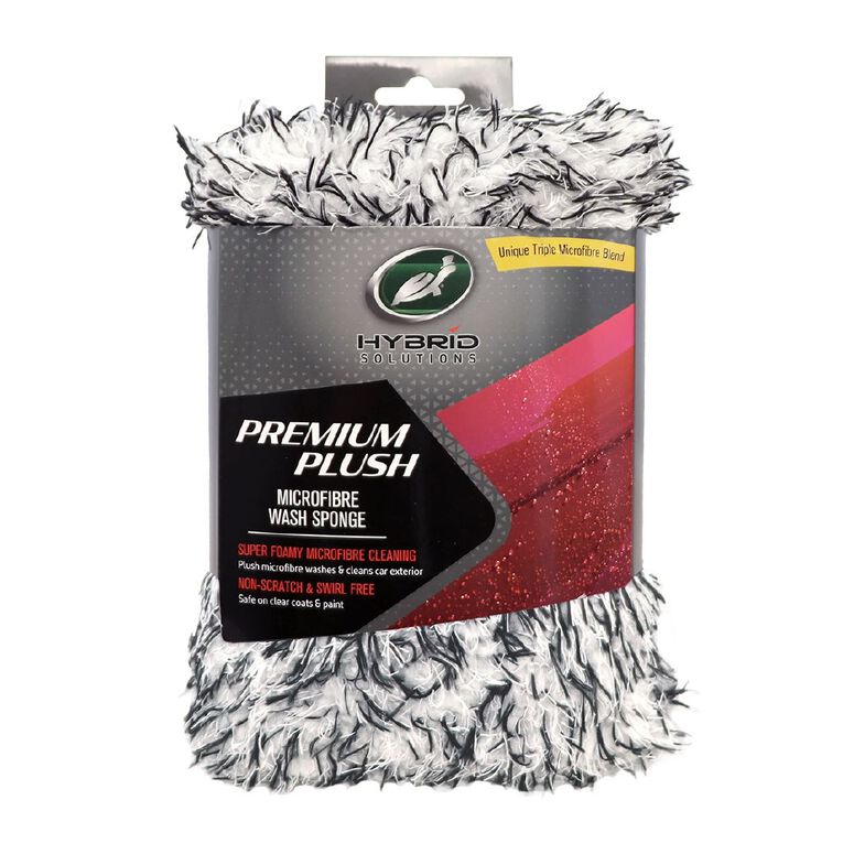 Turtle Wax Premium Plush Microfibre Wash Sponge, , hi-res