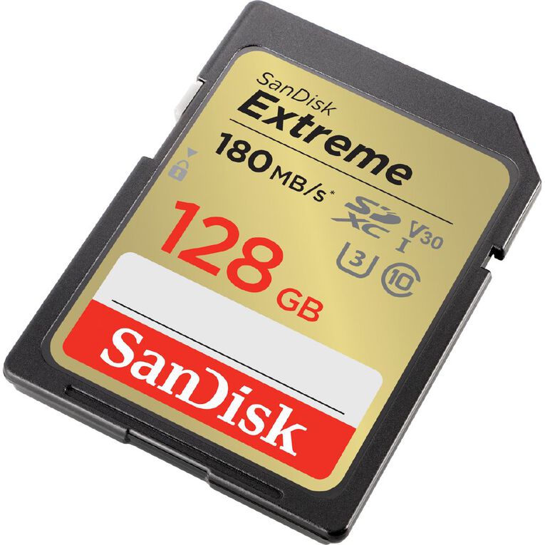 Sandisk Extreme 128GB SD Card, , hi-res
