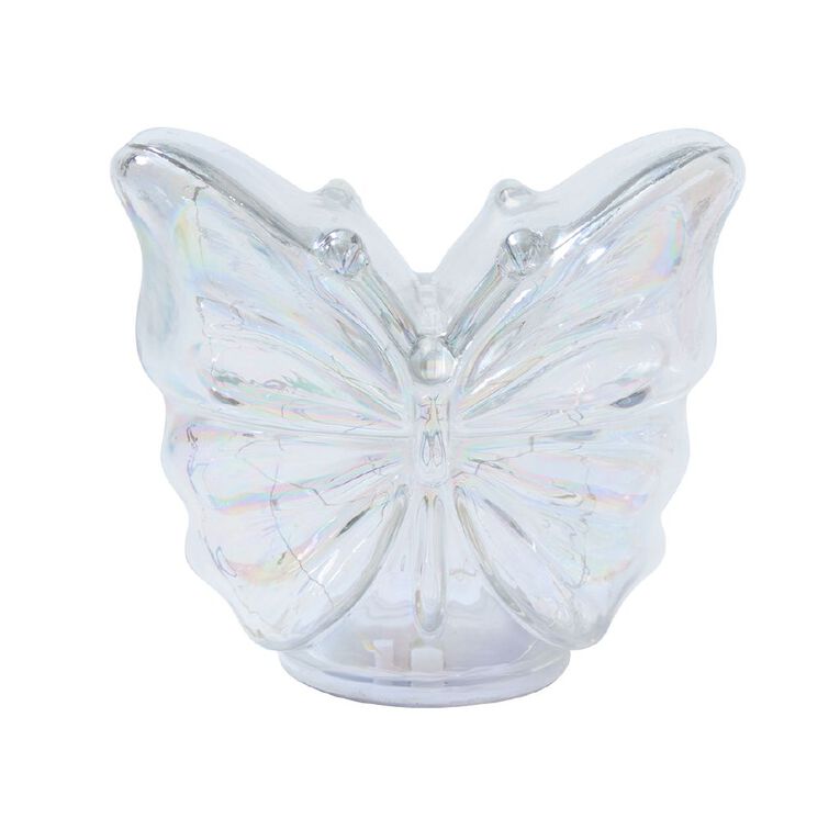 Living & Co LED Glass Decor Butterfly Iridescent, , hi-res