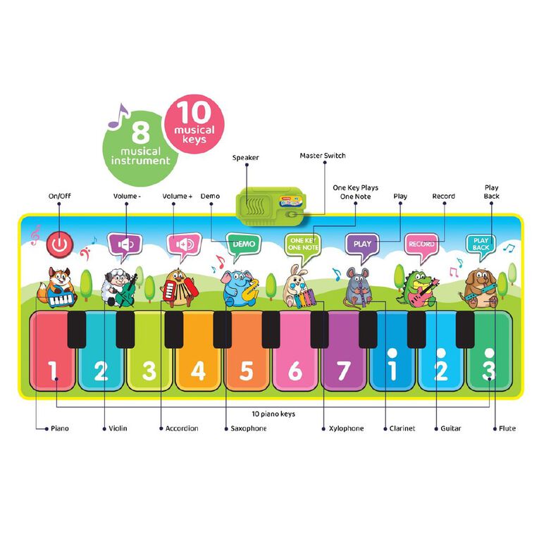 Play Studio Kids' Piano Music Mat, , hi-res