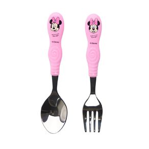 Minnie Mouse Cutlery Set Stainless Steel 2 Piece