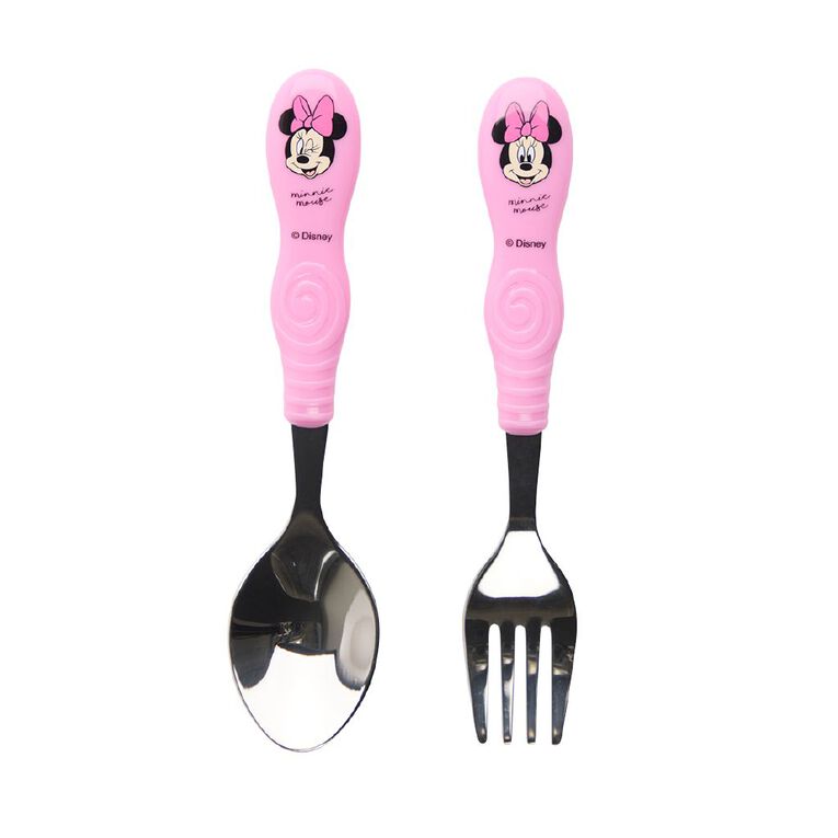 Minnie Mouse Cutlery Set Stainless Steel 2 Piece, , hi-res