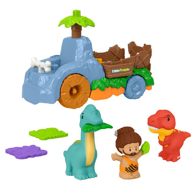Fisher-Price Little People Dinos Rumble Truck, , hi-res