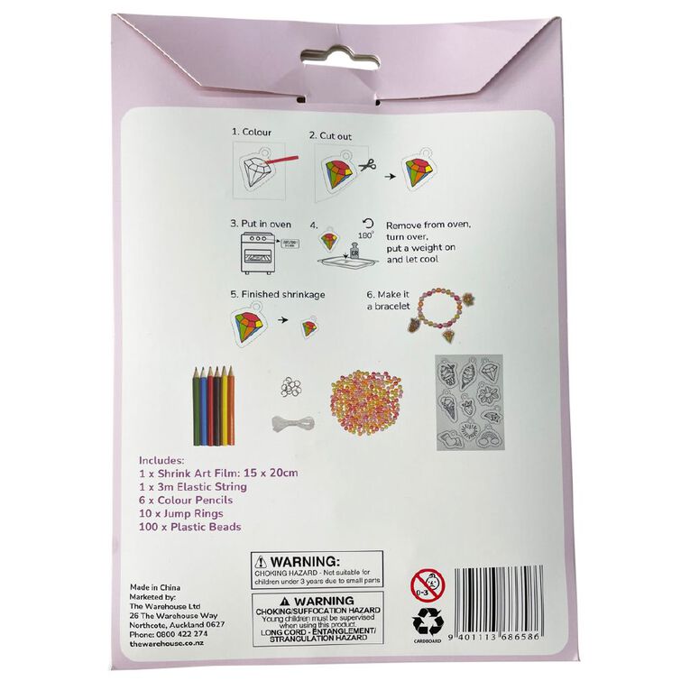Uniti Kids Shrink Art Bracelet Kit, , hi-res
