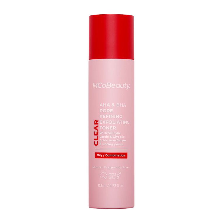 MCoBeauty AHA & BHA Pore Refining Exfoliating Toner 125ml, , hi-res