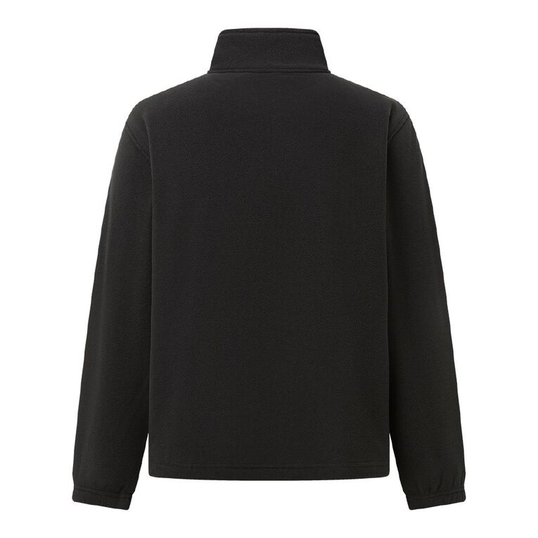 Back Country Men's 1/4 Zip Fleece Sweater, Black, hi-res