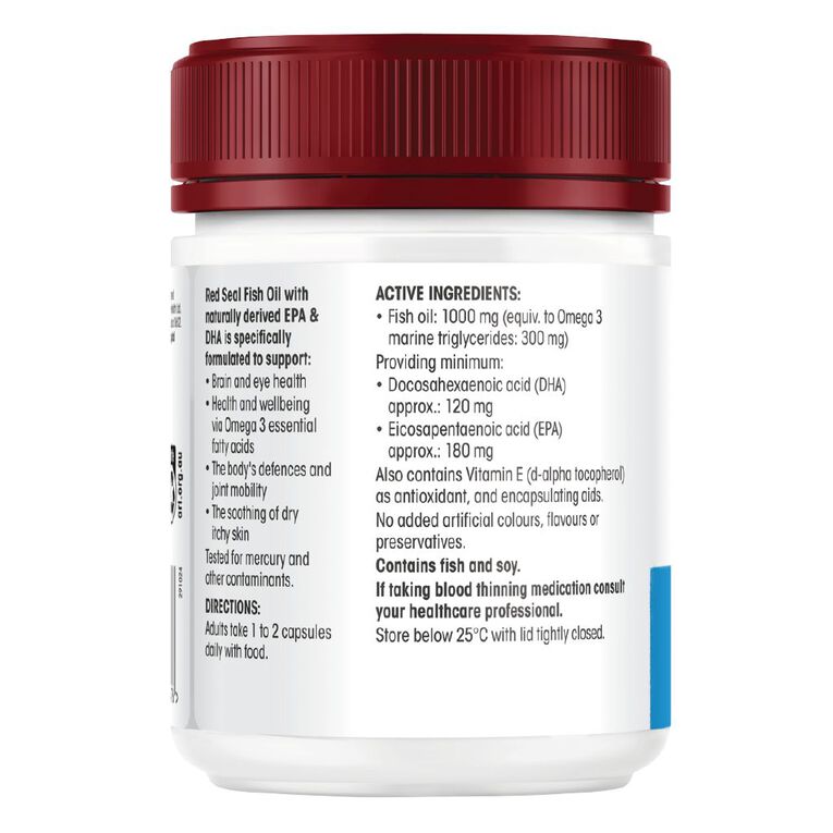 Red Seal Fish Oil 1000mg 200s, , hi-res