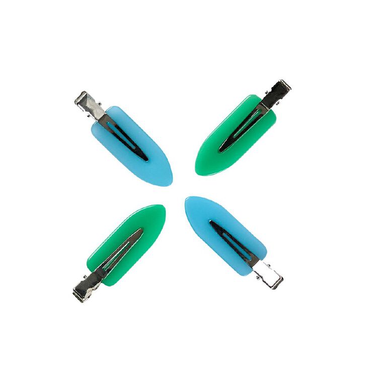 Poppi Make Up Clips Blue 4 Pack, , hi-res