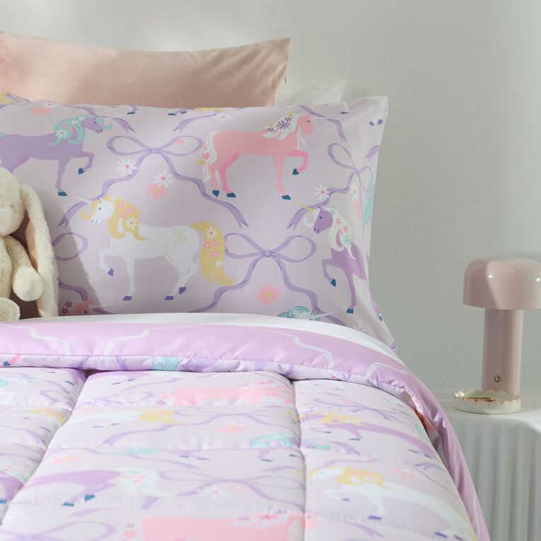 Living & Co Kids 2 Piece Comforter Set Enchanted Meadow King Single, , hi-res