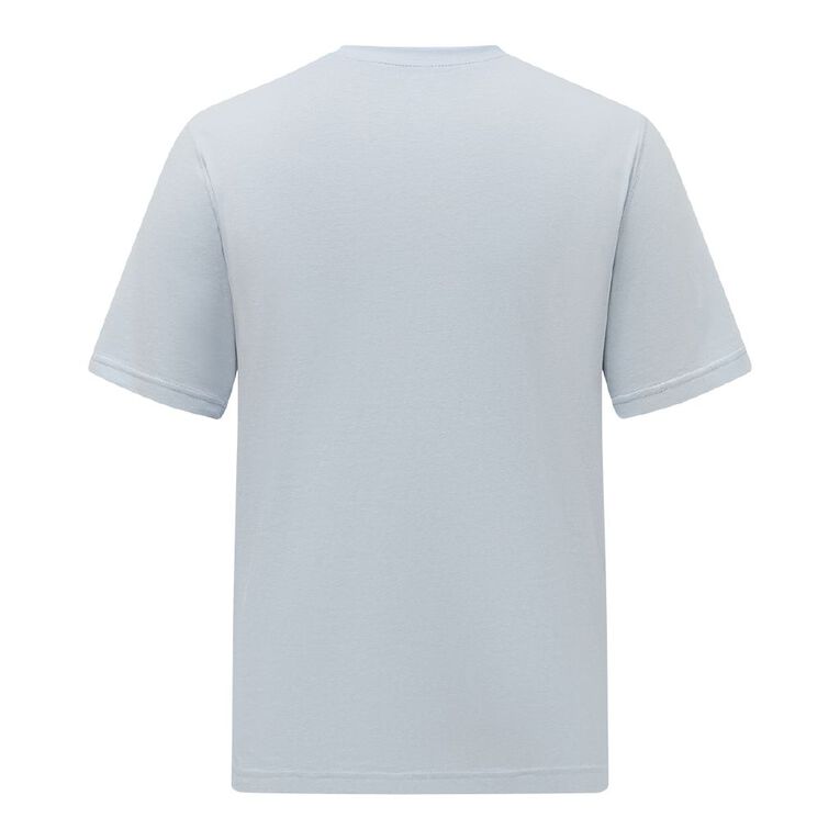 H&H Men's Regular Fit Printed Tee, Blue Light, hi-res