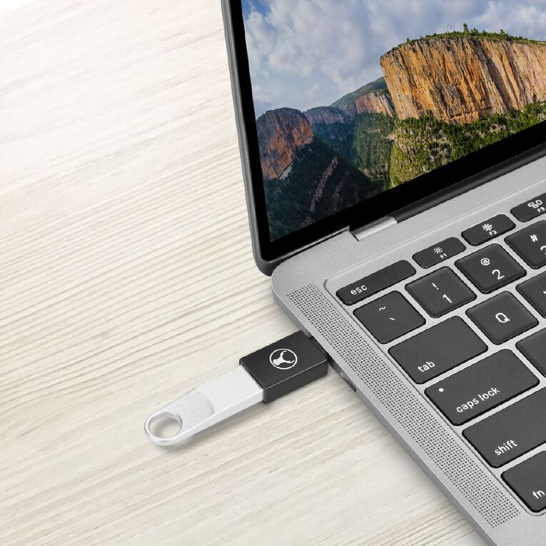 Bonelk USB-C to USB-A 3.0 Adapter Black Black, , hi-res
