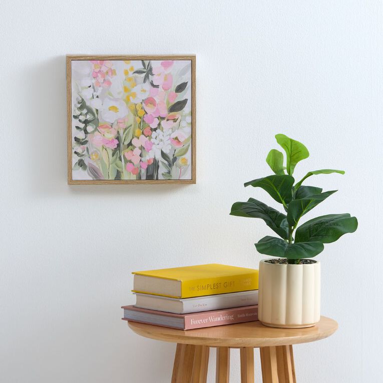 Living & Co Framed Canvas Meadow 25cm x 25cm, , hi-res