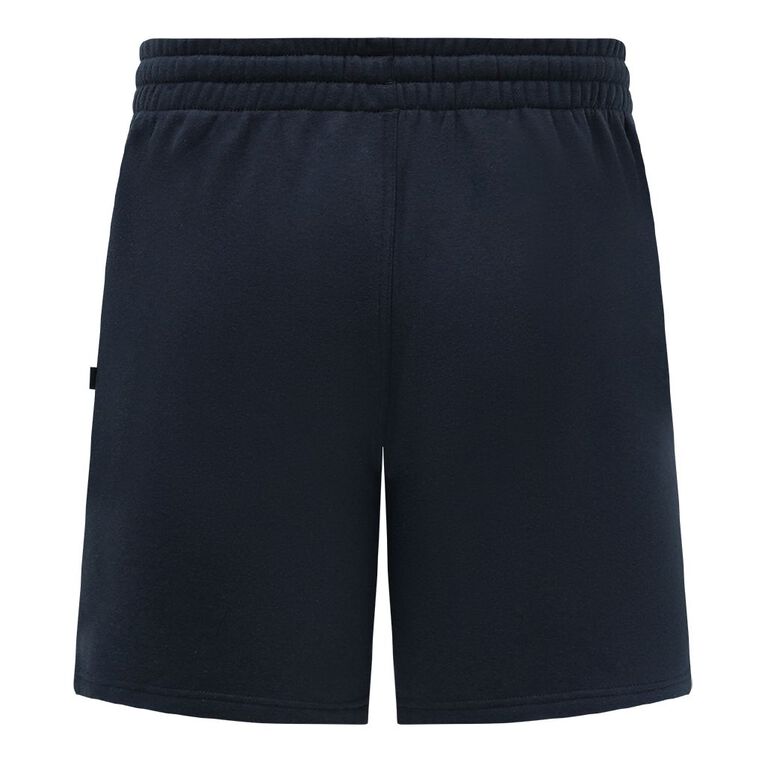 H&H Men's Plain Knit Shorts, Blue Dark, hi-res