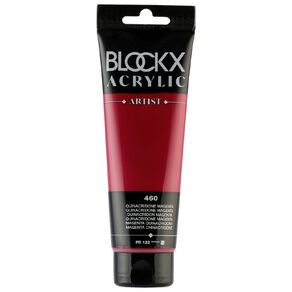 BLOCKX Acrylic Tube Quinacridone Magenta 120ml