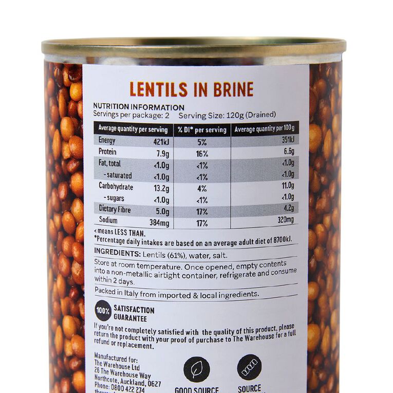 Market Kitchen Lentils 400g, , hi-res