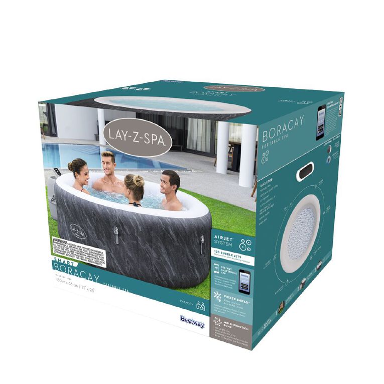 Bestway Boracay 1.8m x 66cm Inflatable Lay-Z-Spa, , hi-res