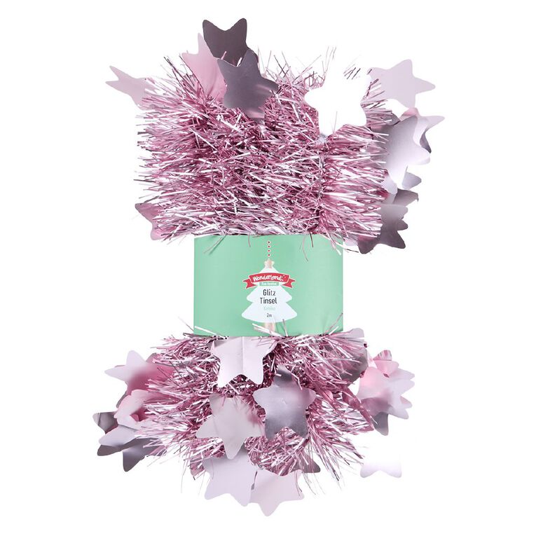 Wonderland Glitz Tinsel 2m Assorted 2m, , hi-res